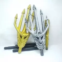 Halloween modelo colecionável brinquedo aquaman filme anime adereços arthur curry orin heróis figura de ação cosplay presente neptuno tridente - comprar online