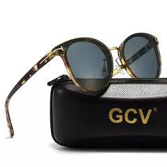 Imagem do GCV-Óculos Polarizados Cat Eye para Mulheres, Óculos de Sol Femininos, Moldura Ultraleve, Festa de Turismo, Lazer, Moda Feminina, 2021