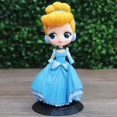 Q posket bonito olhos grandes rapunzel jenny sereia princesa pvc anime bonecas colecionáveis q versão modelo brinquedo presente de aniversário - comprar online