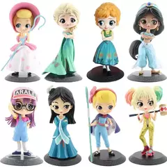 Qposket-Disney Princesa Arale PVC Figura, Brinquedos Bonitos, Decoração Do Bolo, Limite De Venda Barato na internet