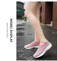 Tênis slip-on vulcanizados para mulheres, sapatos baixos, mocassins ambulantes, plus size 42, alta qualidade na internet