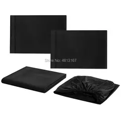 Imagem do Roupa de cama Set, Queen e King Size, folha plana, fronha equipada, 1500 Thread Count, qualidade egípcia