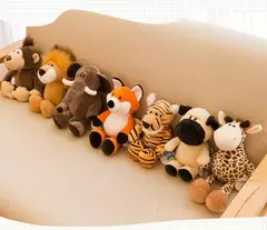 Brinquedos de pelúcia de pelúcia para crianças, bonecas macias, selva, leão, elefante, tigre, cachorro, raposa, macaco, veado, presente kawaii para crianças, hobbie - comprar online