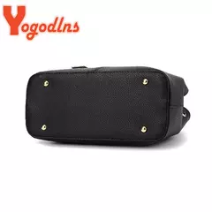 Yogodlns-Bolsa De Couro De Luxo Para Mulheres, Famosa Marca De Designer, Senhoras Bolsas De Mão, Bolsa, Bolsa De Ombro, Moda, Nova - Wolf Magazine