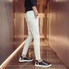 Calças casuais coreanas para homens, vestido de negócios, vestido social e formal - Wolf Magazine