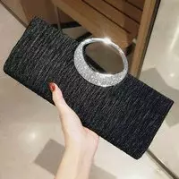 YoReAi-Beading Bolsa para Mulheres, Clutch Feminino, Bolsas de Ombro, Bolsas Festa, Veludo, Hobo-Bag Brilhante, Messenger Bag, Marca de Luxo - loja online