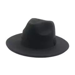 chapeu feminino chapeu chapeu masculino gorro Chapéu fedora mulheres fita banda homens chapéus de aba larga igreja casamento clássico bege branco chapéu do inverno das mulheres dos homens 2021 new gorras hombre - loja online