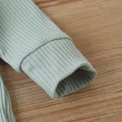 Macacão de algodão manga comprida para bebê recém-nascido, macacão para meninos e meninas, macacão playsuit, roupas infantis, outono - Wolf Magazine