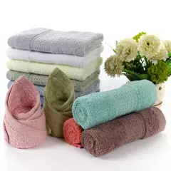 Soft Square Face Towel for Kids, 100% Algodão, Toalha de Mão, Face Wash, Child Washcloth, Pure Absorvente, Facial Care, Home, 34x34cm - Wolf Magazine