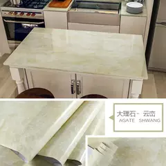 Self-Adhesive Marble Vinyl Wallpaper, PVC, impermeável adesivos de parede, Papel de contato, DIY, banheiro, cozinha, armário, bancadas - loja online
