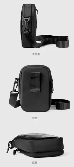 Bolsa de Ombro de Couro PU Masculina, Bolsas Crossbody, Business Flap, Mensageiro Sólido Masculino, Bolsa de Viagem, iPad, 9.7 ", iPad, Brand - comprar online