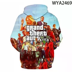 Homens e mulheres Grand Theft Auto Game Gta 4 Hoodies impressos, moletom com capuz infantil, pulôver para meninos e meninas, 3D, novo, 2020 - Wolf Magazine