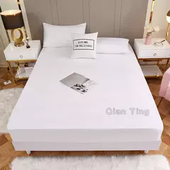 1piece 100% Polyeste Egyption Qualidade Cama Cabido Folha Só (sem fronhas) Banda Elástica Em torno da capa do Colchão Fácil Cuidado - Wolf Magazine