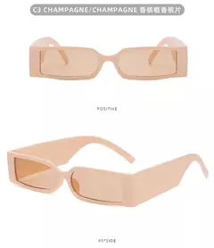 Retângulo quadro moda óculos de sol 2021 hip hop designer vintage atacado preto tons óculos de luxo para homem e mulher uv400 na internet