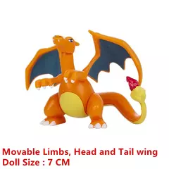 Imagem do Pokemon 4-13cm novos desenhos animados filme anime figura pikachu mewtwo charmander blastoise gurado pet ação modelo brinquedo presentes