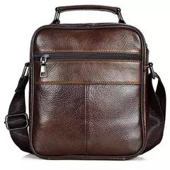 Sacos de couro genuíno para homens, bolsa crossbody masculina, mini pad, bolsa de ombro para menino, marca de luxo, moda quente na internet