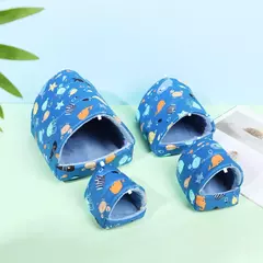 Imagem do Cute Cartoon Mini Cage para Pet, Cama de dormir, Soft Mat, Casa, Coelho, Esquilo, Cobaia, Ninho, Animal pequeno, Ratos, Rato, Hamster, Inverno, Casa
