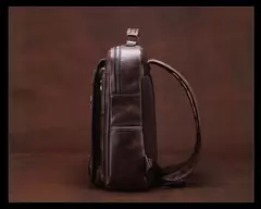 JEEP BULUO-Bolsa Masculina Casual para Laptop, Mochila de Couro Dividido, Bolsa para Computador, Alta Capacidade, Nova Tendência na internet