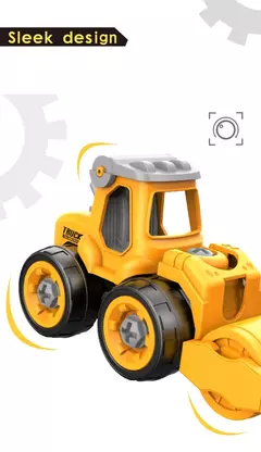 Porca Desmontagem Carregando Descarga Engenharia Caminhão Escavadeira Bulldozer Montessori Educação Brinquedo Criança Parafuso Criativo Ferramenta Carro - loja online