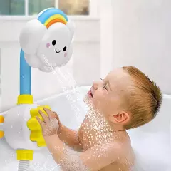 Novos brinquedos de banho para o bebê jogo de água nuvens modelo torneira chuveiro spray de água brinquedo para crianças esguichando sprinkler banheiro crianças presente