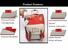 Imagem do Mochila impermeável de grande capacidade para meninas, mochila escolar, estudante bonito, 14 "Laptop Back Packs de alta qualidade, moda, mulheres