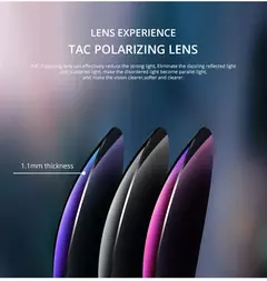 Óculos de sol ultra leves Kdeam retangulares para homens e mulheres, TAC polarizado, lente espessura, óculos de sol para condução, esportes, Cat.3, TR90, 1.1mm - Wolf Magazine