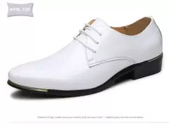 Imagem do Sapato clássico de luxo masculino, Derby Gentleman, Honorável Sapatos Oxford, Vermelho, Branco, Vestido, Festa, 2023