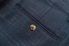 Blazer colete calças masculinas terno de moda boutique xadrez casual negócios masculino noivo casamento smoking vestido 3 pçs ou 2 pcs conjunto smoking - Wolf Magazine
