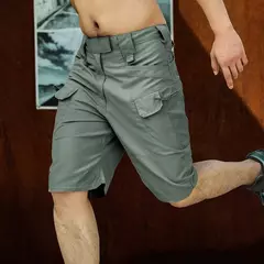 Calções táticos de carga impermeável masculino, respirável, calça seca rápida, urbano militar, ao ar livre, Camo, Casual, verão na internet