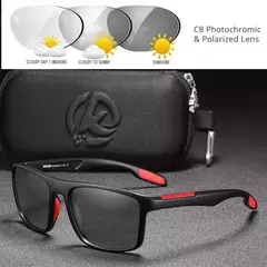 Óculos de sol ultra leves Kdeam retangulares para homens e mulheres, TAC polarizado, lente espessura, óculos de sol para condução, esportes, Cat.3, TR90, 1.1mm - comprar online