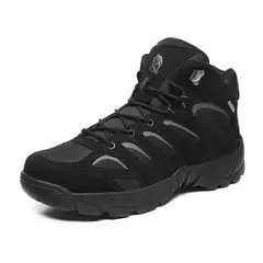 Botas de caminhada ao ar livre para homens, botas antiderrapantes, tênis leves, calçado de deserto, curto, inverno, outono, moda - comprar online