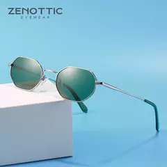 ZENOTTIC-Retro pequeno polígono óculos polarizados para homens e mulheres, óculos de sol anti-reflexo, óculos UV400, óculos para condução - Wolf Magazine