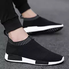 Sapatos de corrida de caminhada para homem sapatos de corrida de tênis de homem de meia 38-47 super leve respirável - loja online