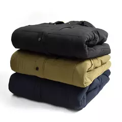 Parka masculina impermeável com capuz de pele, parkas grossa de lã, casaco casual quente de inverno, moda outono, nova - loja online