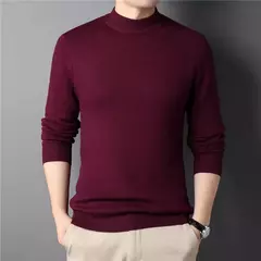 MRMT-suéteres masculinos de gola alta meia caxemira, pulôveres de malha para jovens masculinos, malhas finas, novíssimo, 2024 - comprar online