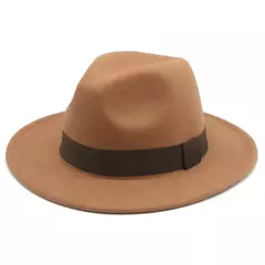 chapeu feminino chapeu chapeu masculino gorro Chapéu fedora mulheres fita banda homens chapéus de aba larga igreja casamento clássico bege branco chapéu do inverno das mulheres dos homens 2021 new gorras hombre