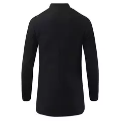 Jaquetas de trincheira de comprimento médio masculino, casacos masculinos, jaqueta justa, gola lapela, peito único, manga comprida, monocromática, casual, inverno, 2021 - Wolf Magazine