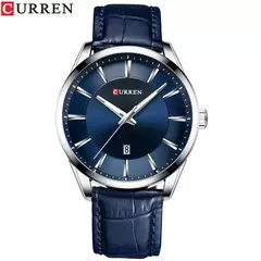CURREN-Relógios masculinos de quartzo com pulseira de couro, marca de luxo superior, relógio de negócios, novo - comprar online