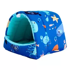 Cute Cartoon Mini Cage para Pet, Cama de dormir, Soft Mat, Casa, Coelho, Esquilo, Cobaia, Ninho, Animal pequeno, Ratos, Rato, Hamster, Inverno, Casa - comprar online