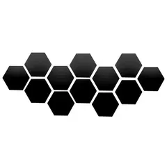 Hexagon 3D Espelho Adesivo de Parede, Sala Adesivos, Decoração do Quarto, Banheiro, Decoração de Casa, Vários tamanhos, DIY TV Fundo - Wolf Magazine