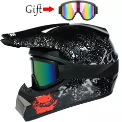 Imagem do Capacete infantil off-road para motocicleta, cross bike am dh, motocross