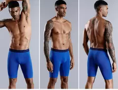 Shorts boxer de algodão masculino, boxers longos para homem, cuecas masculinas, cuecas sexy, shorts boxer familiares, 3pcs lotes na internet