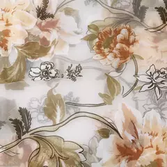 Tule Floral em Cortinas Puras, Tratamento Janela, Painel Persianas, Sala de estar, Quarto, Cozinha, Sombra, Roxo, Peônia