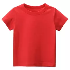 T-shirt de algodão liso para crianças, tops para crianças, meninos e meninas, bebê criança, garotada roupas em branco sólido, branco e preto, crianças manga curta tees, 1 a 8 anos, verão respirável uniformes escolares - loja online