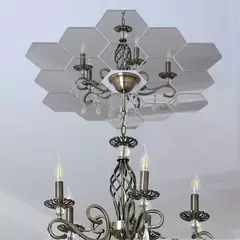 Hexagon 3D Espelho Adesivo de Parede, Sala Adesivos, Decoração do Quarto, Banheiro, Decoração de Casa, Vários tamanhos, DIY TV Fundo