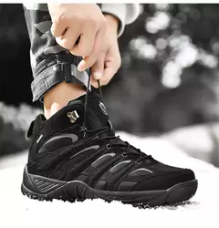 Botas de caminhada ao ar livre para homens, botas antiderrapantes, tênis leves, calçado de deserto, curto, inverno, outono, moda - Wolf Magazine
