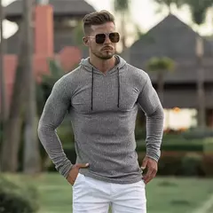 Nova moda inverno camisola com capuz homens gola quente mens blusas slim fit pullover homens clássicos sweter homens malhas puxar homme - loja online