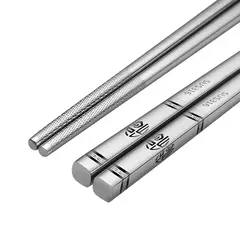 Japonês pauzinhos festival 316 inoxidável metal comida varas de alimentos comida rápida macarronetes sushi pauzinhos máquina de lavar louça utensílios de mesa segura barra - comprar online