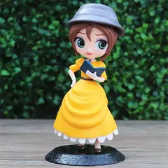 Imagem do Q posket bonito olhos grandes rapunzel jenny sereia princesa pvc anime bonecas colecionáveis q versão modelo brinquedo presente de aniversário