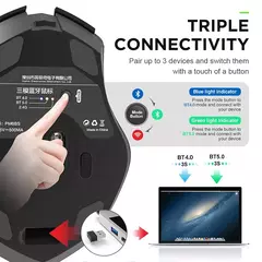 INPHIC-PM6 Mouse Recarregável Sem Fio, Compatível com Bluetooth, Office Mute, Suporte PC, Laptop, Tablet, Smartphone, Universal, 2.4G - comprar online